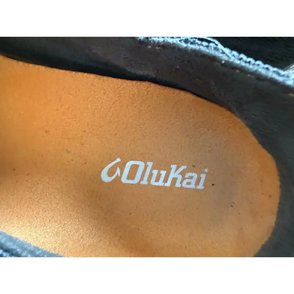 Olukai Mens Shoes Nohea Mesh Slip-On Size 10 1/2 Men Gray Outdoors Gorpcore